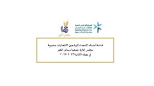 المرشحين لانتخابات مجلس الإدارة